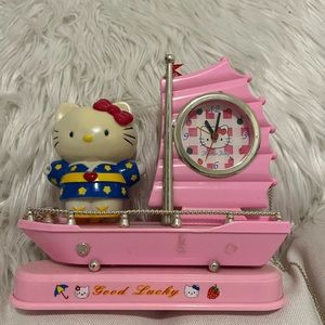 Hello Kitty Sailboat Clock collectible